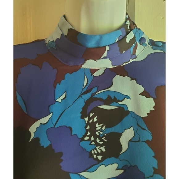 NEW Who What Wear High Neck Floral Dress - Picture 9 of 16